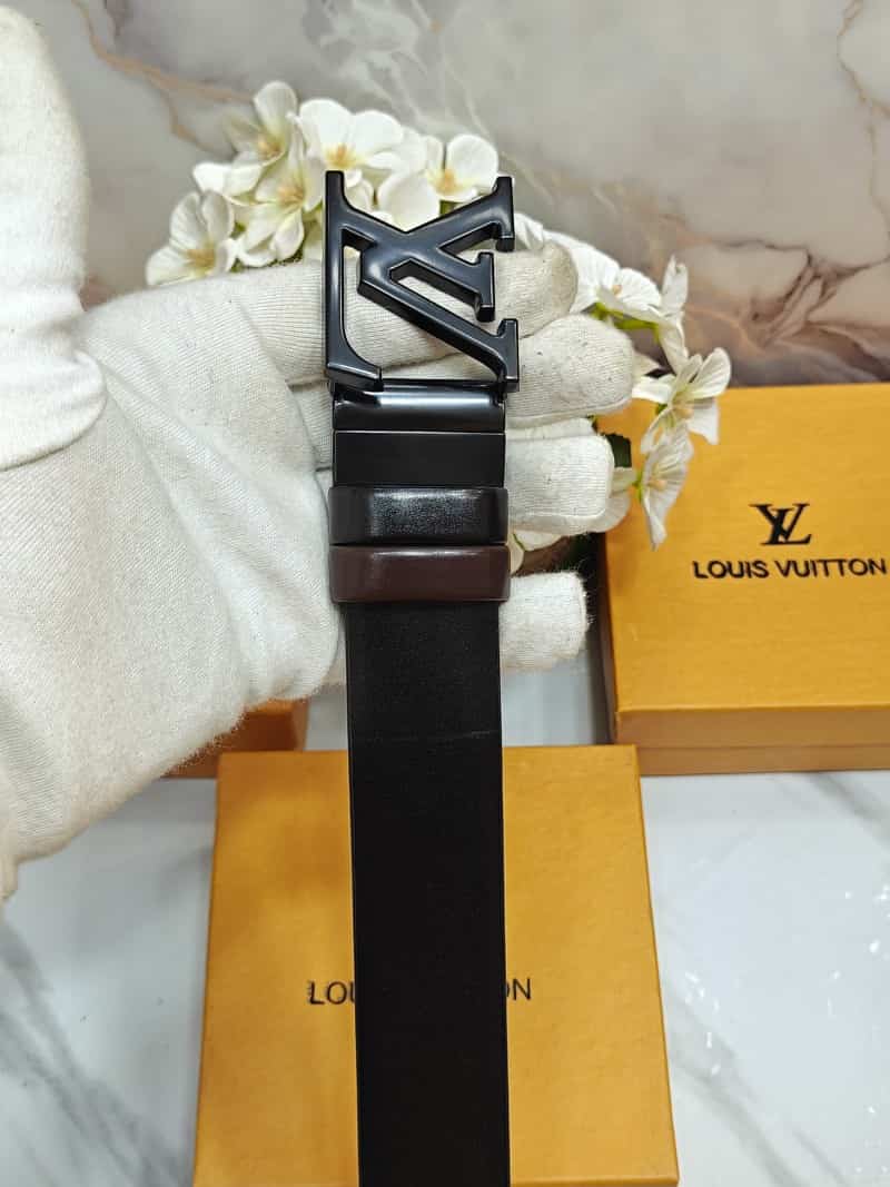 LV loUIS vuI+tON PREMIUM QUALITY REVERSEABLE BELT WITH OG BOX LV-314