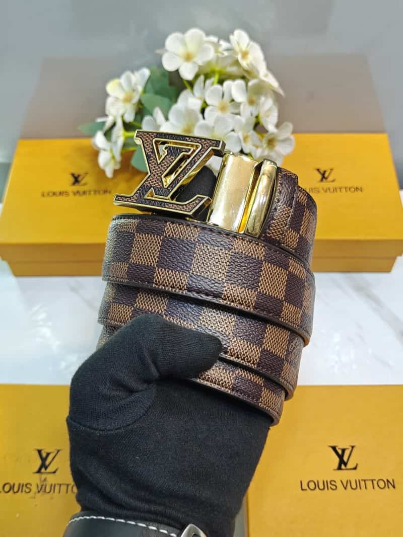 LV LOUIS VUiTTon PREMIUM QUALITY IMP REVERSEABLE BELT WITH OG BOX LV-310