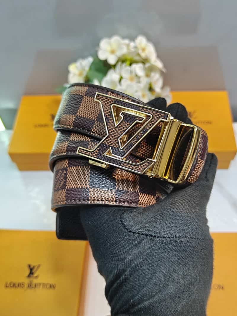 LV LOUIS VUiTTon PREMIUM QUALITY IMP REVERSEABLE BELT WITH OG BOX LV-310