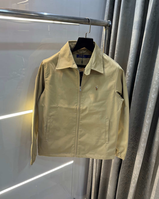 Ralph  Lauren Light Beige Imported Bomber Jacket