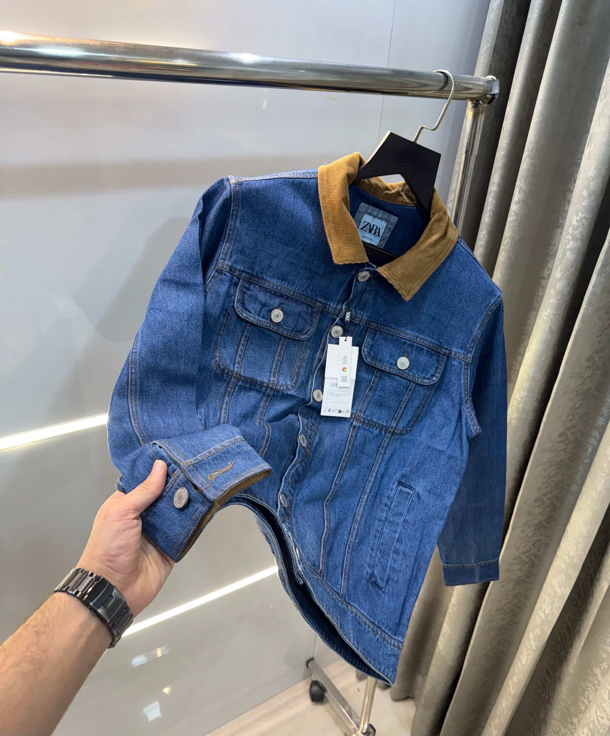 Zar a Blue Classic Premium Denim Jacket