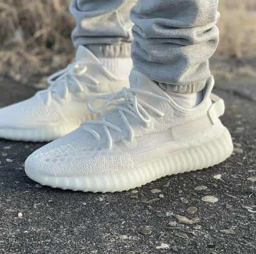Adidas Yeezy Boost 350 V2 Bone Semi UA With Full Accessories