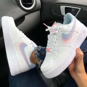 Nikee Airforce 1 LV8 GS DOUBLE SWOOSH