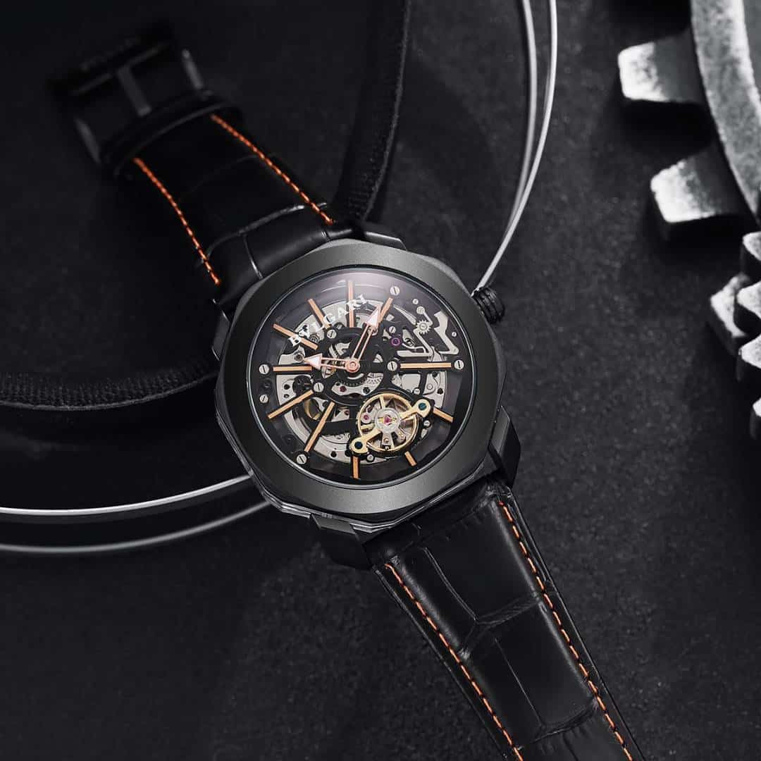 Bvlgari Octo Tourbillion Black Orange Automatic