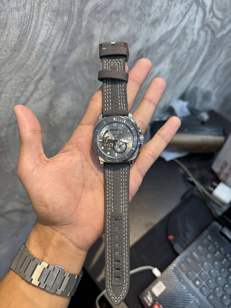 Seiko 5 sport Automatic New Grey