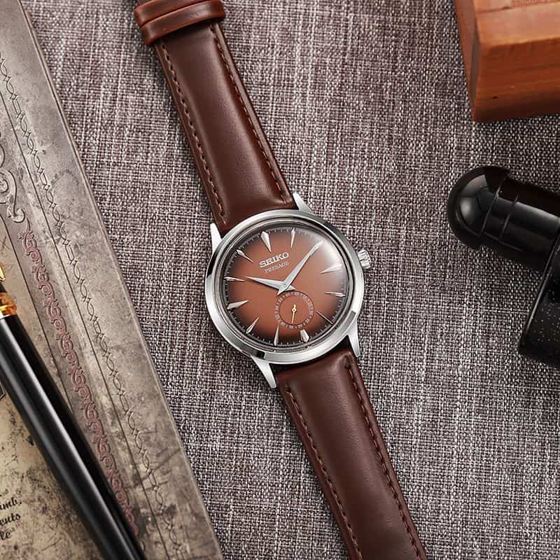 Seiko silver brown