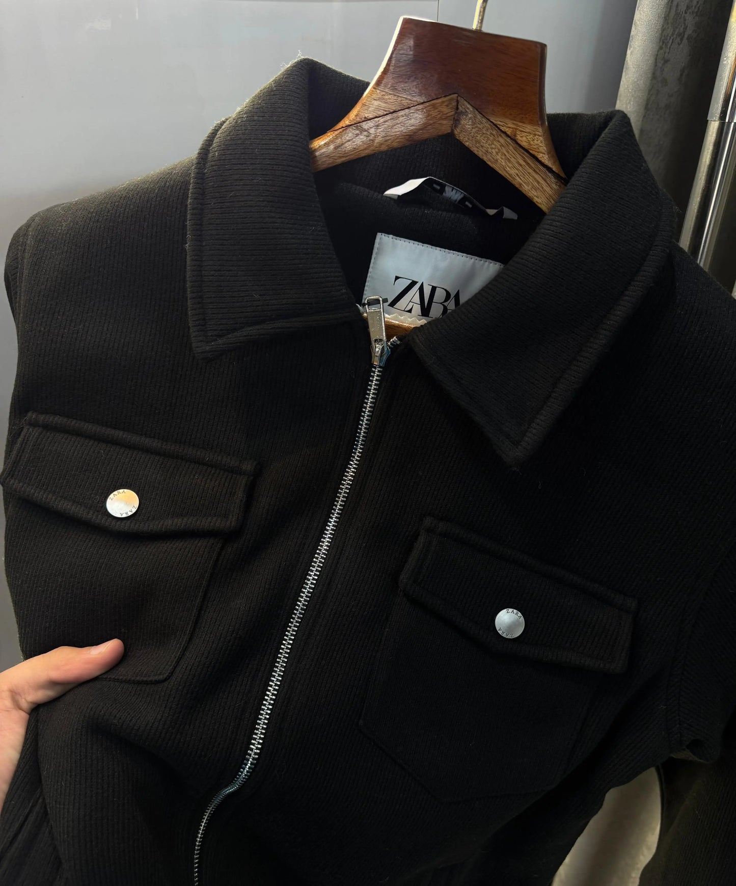 Zar a Black  Premium Classic Bomber Jacket