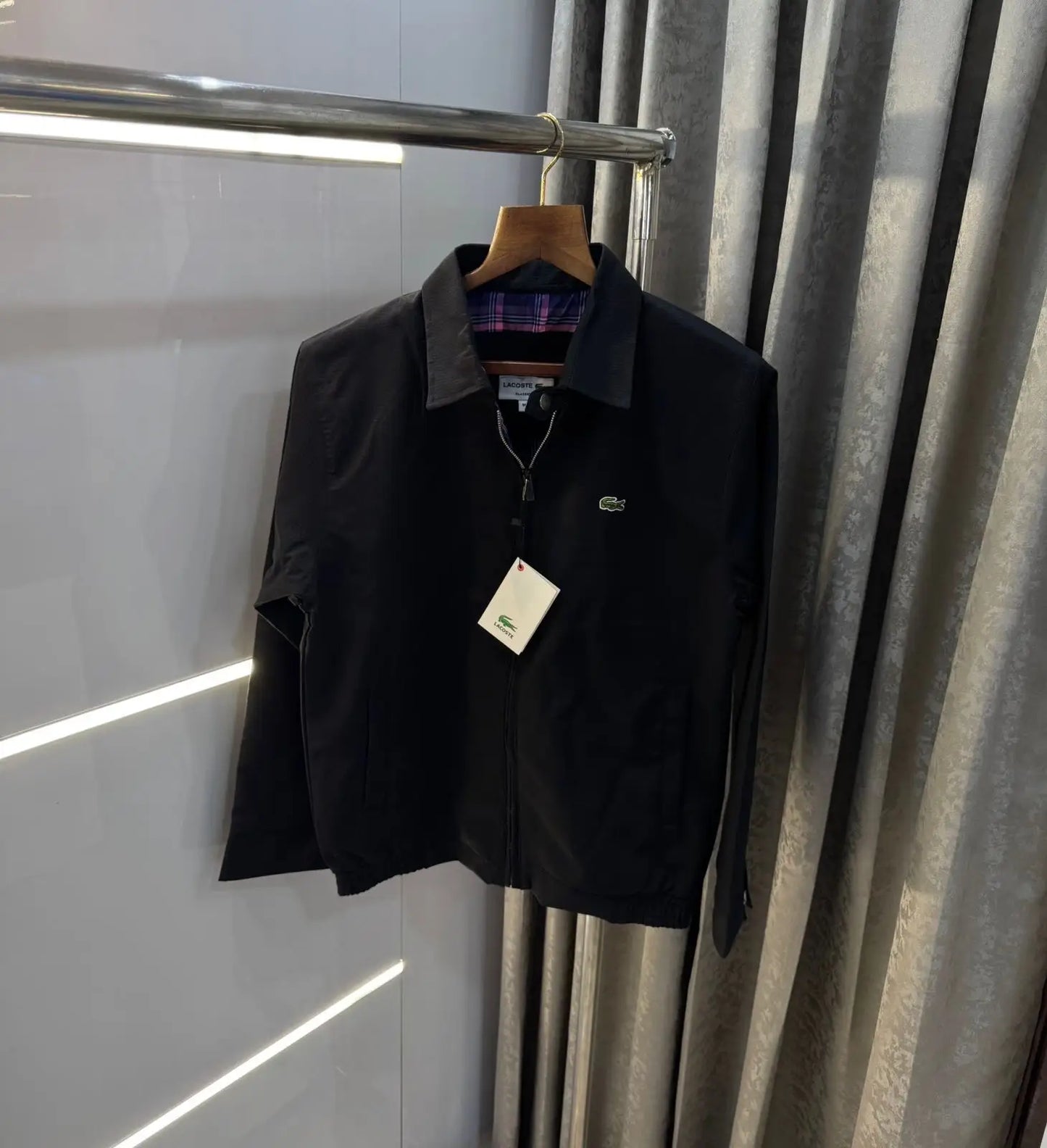 Lacost e black  Imported Premium  Jacket