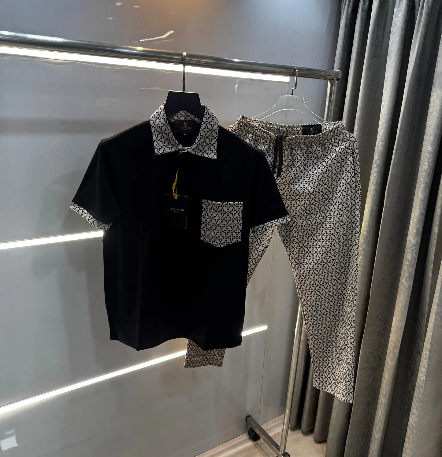 Loui s vuitton Black baige  Monogr...AM Imported Premium Tracksuit With