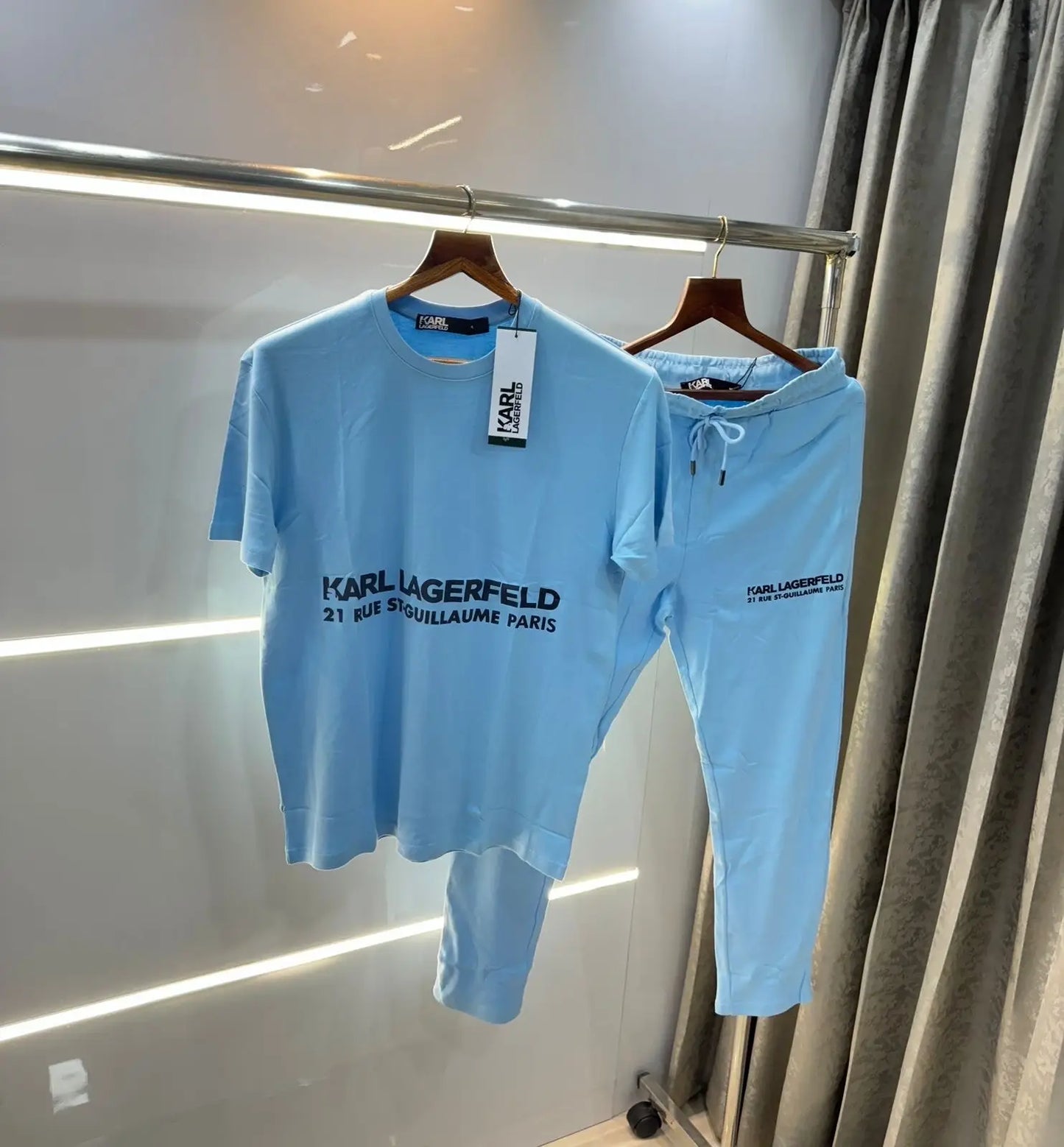 karl lagerfel d  skyBlue Premium Imported Tracksuit