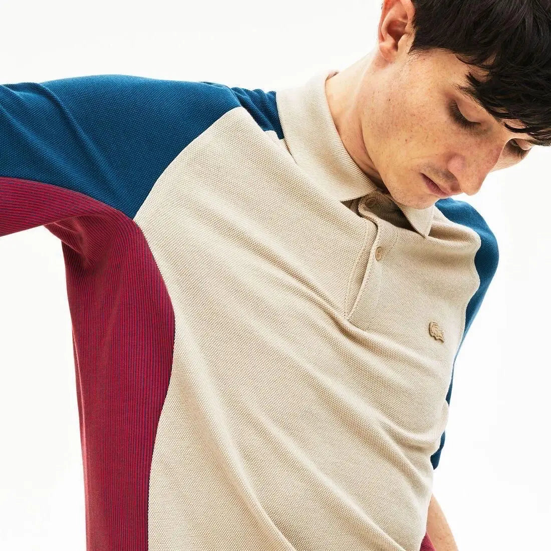 Lacost e Beige Classic Premium Polo T-Shirt