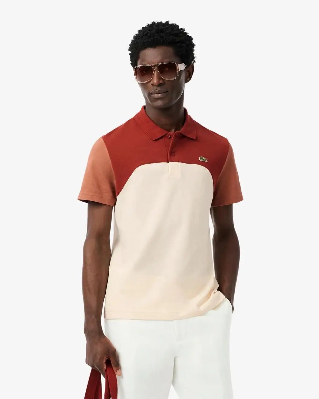 Lacost e Cream Premium Polo T-Shirt