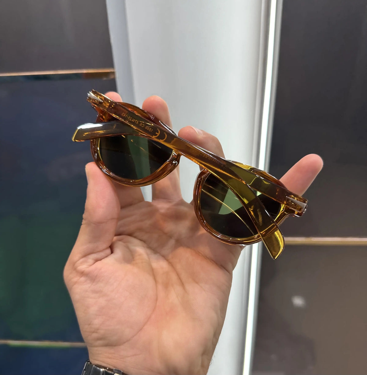 David Beckham Orange Green Premium Shades 1886