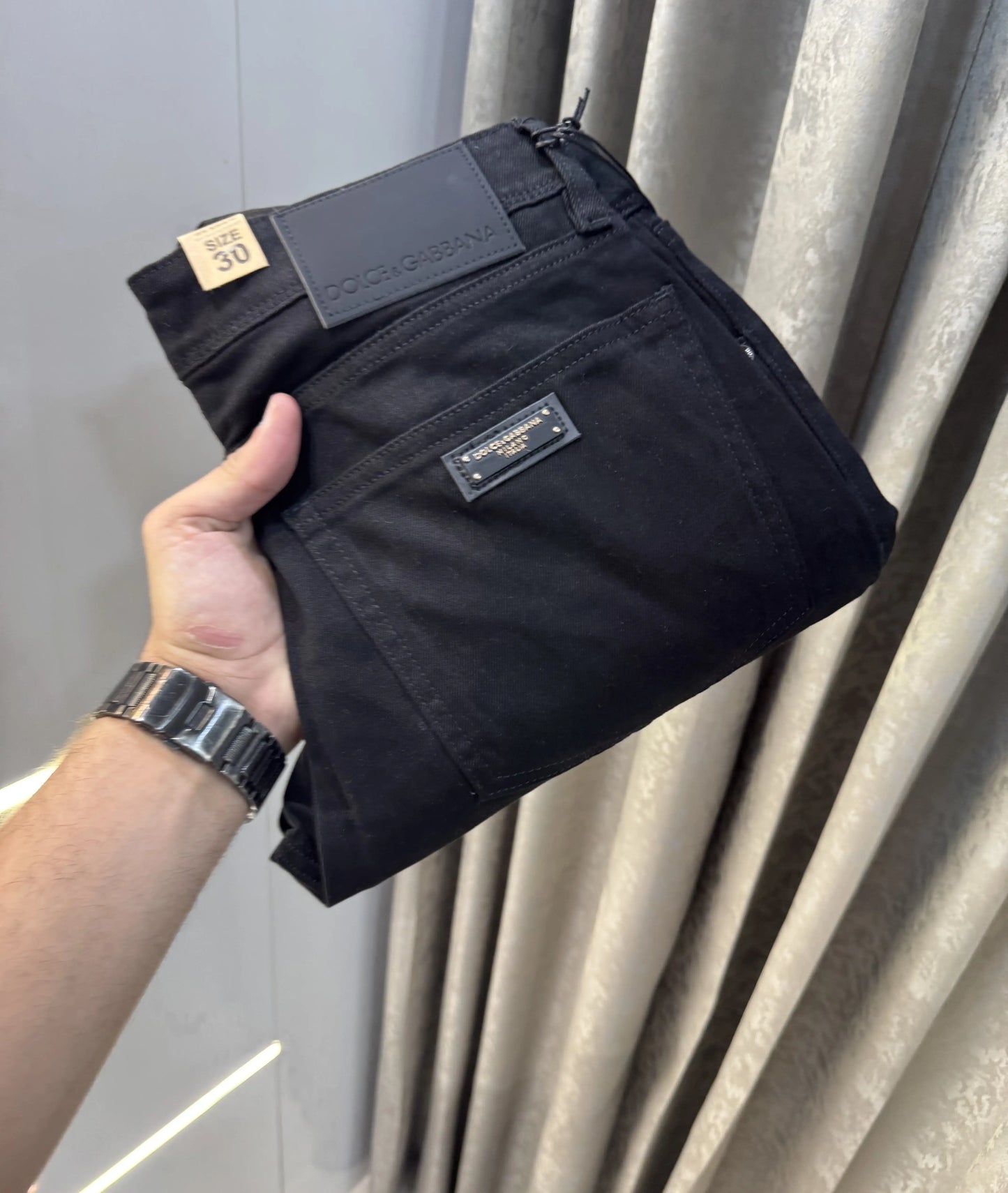 Dolce&Gabbana Jet Black Imported Classic Denim