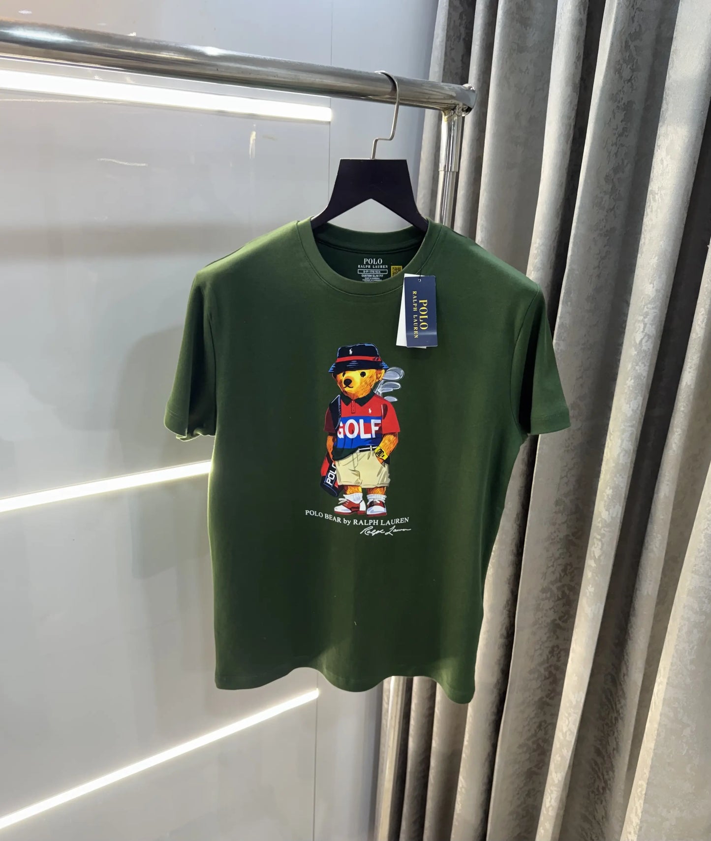 Ralp.h  Laure n Olive Teddy Logo Premium T-Shirt