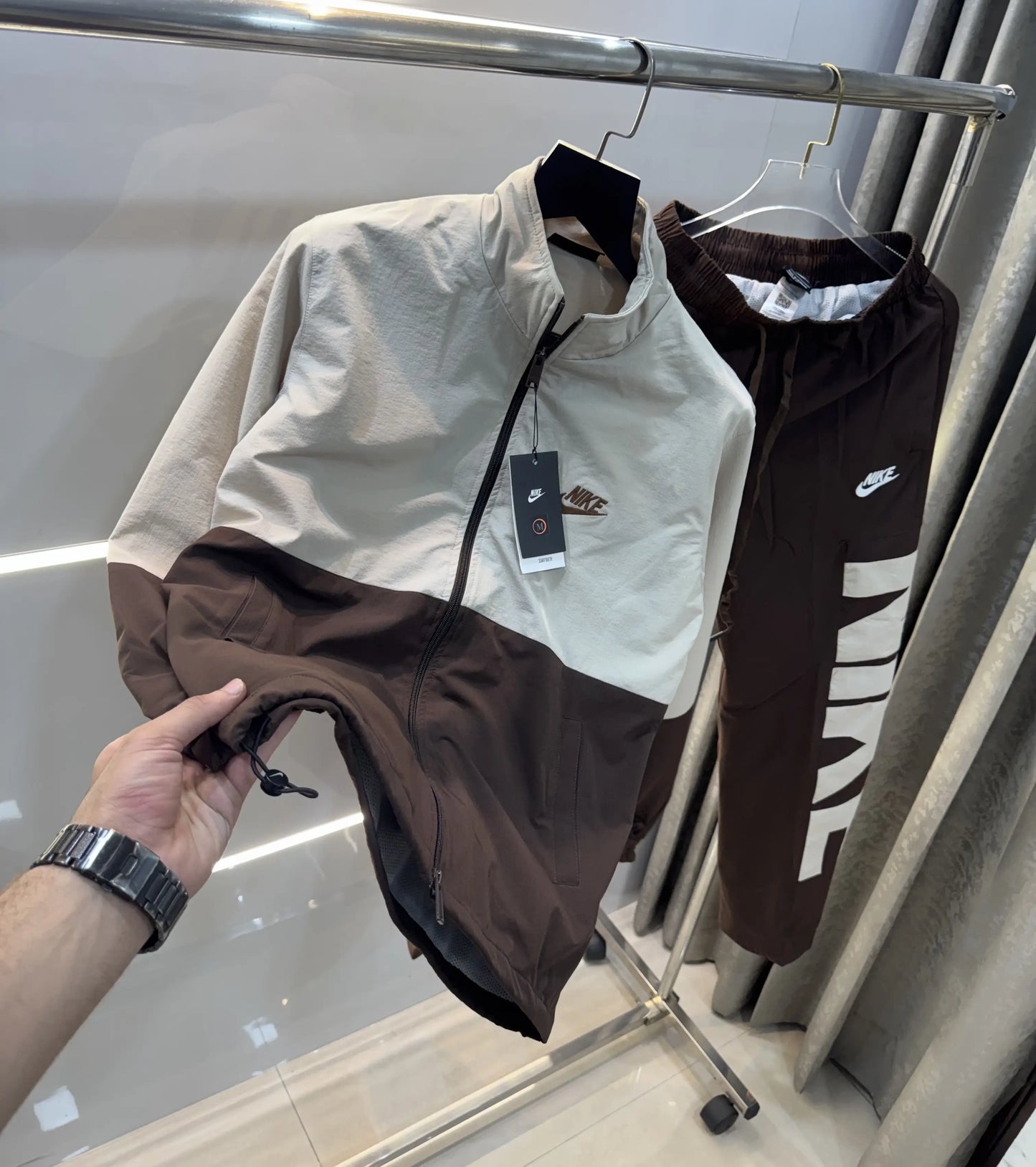 Nike Brown Logo Work Premium Tracksuit