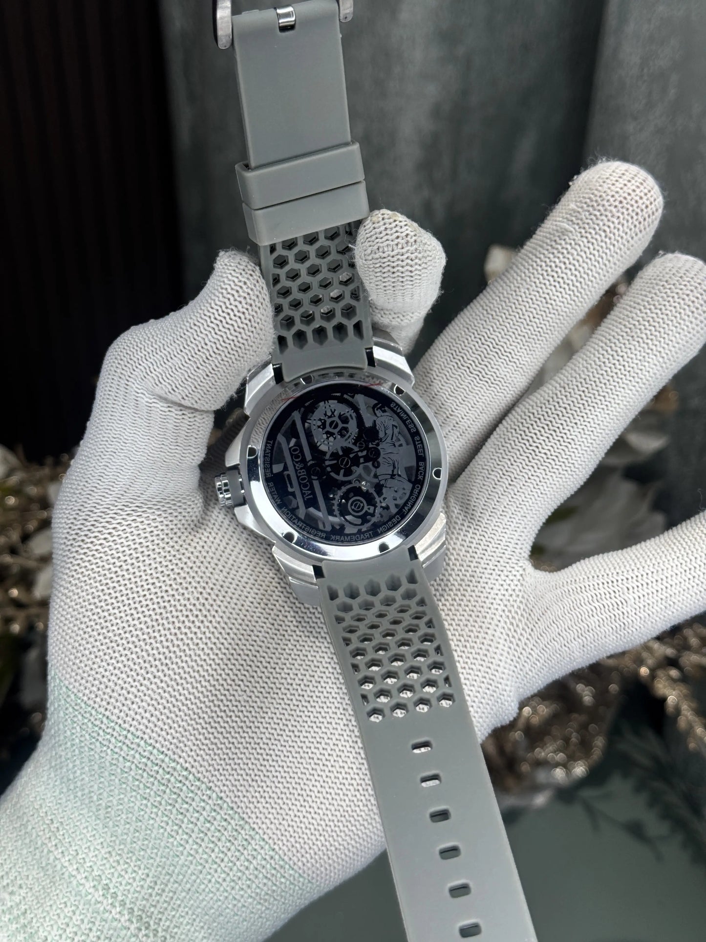 Jacob&Co. Cr7 Silver Grey Premium Quartz Watch