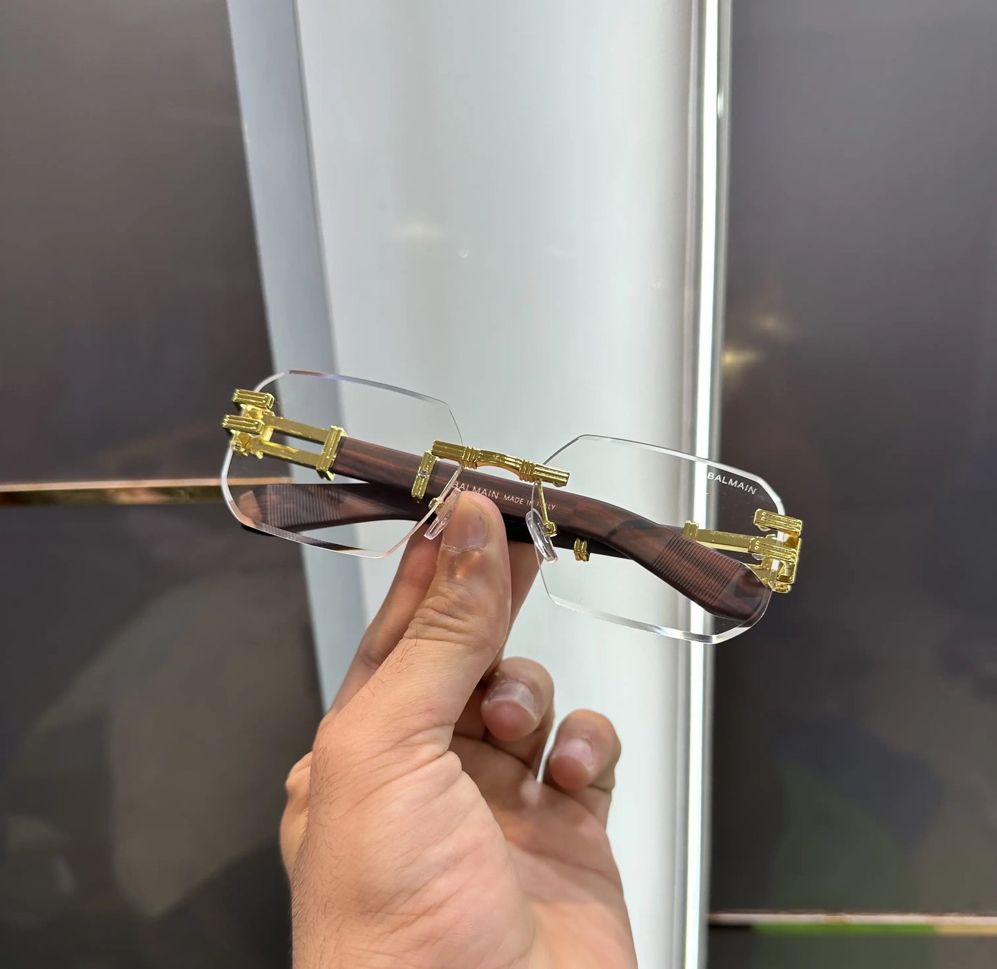 Balmai n Paris Wooden Premium Glasses 7018