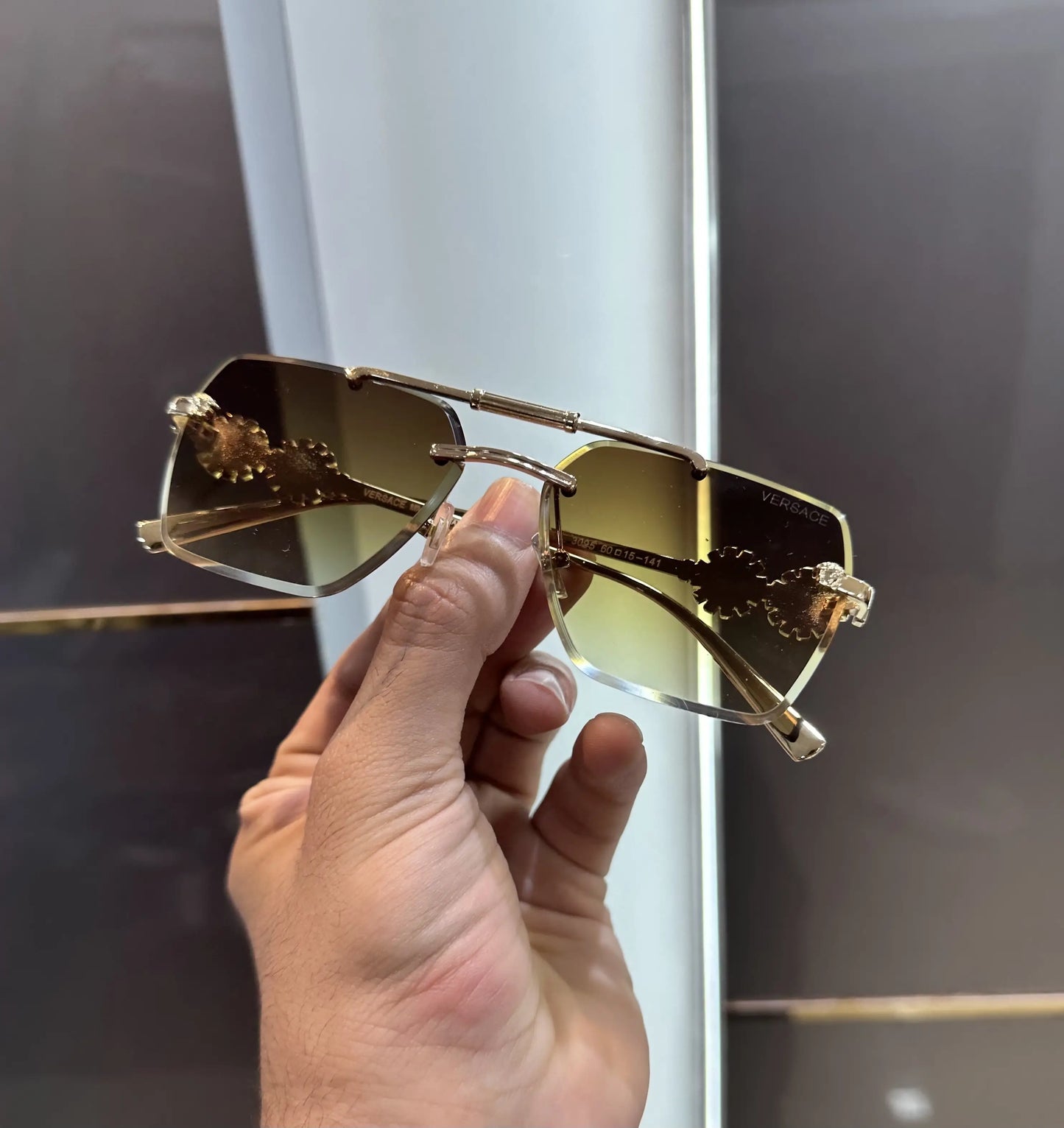 Versac e Gold Green Premium Shades 3095