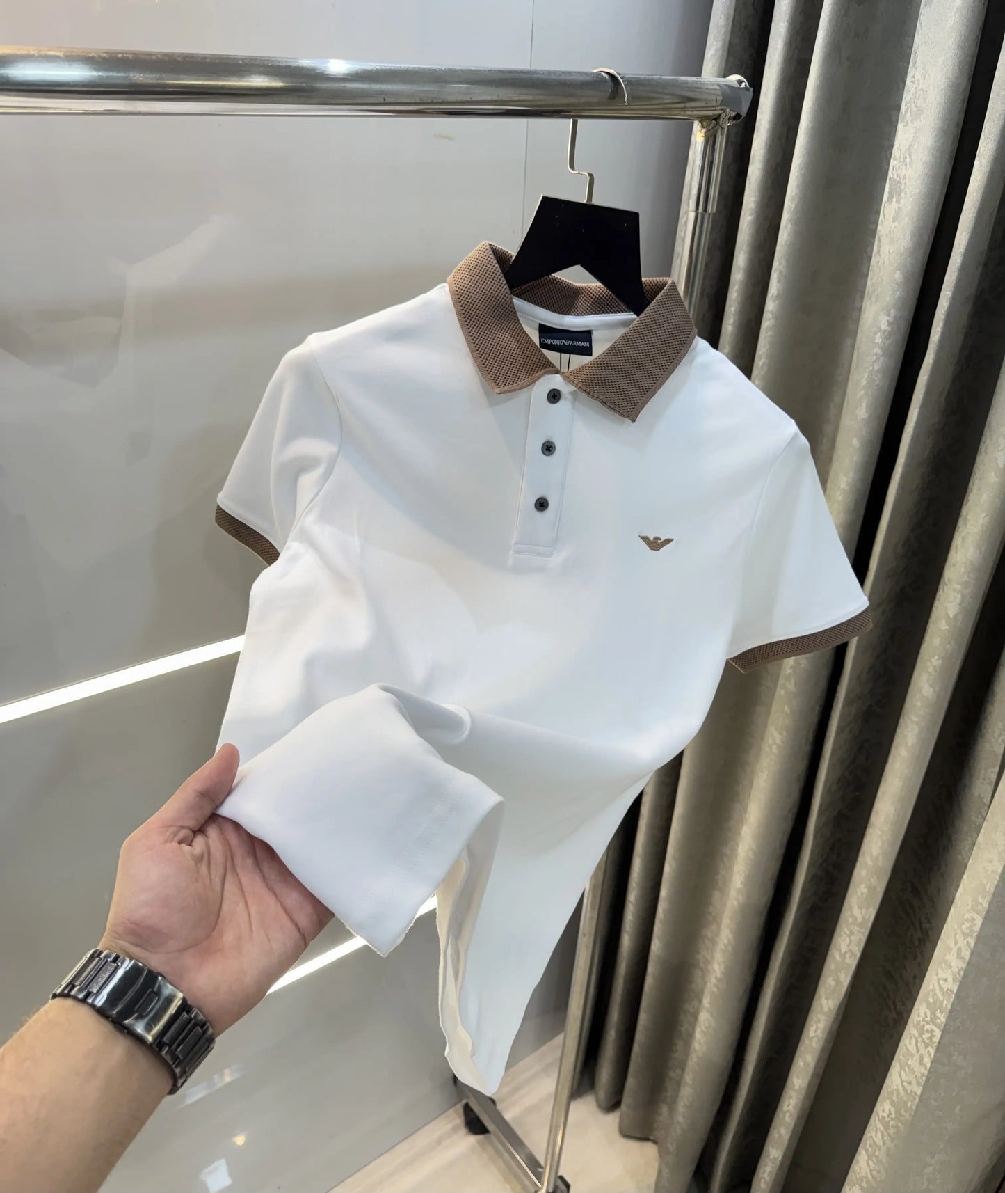 Emporio Arman i White Premium Polo T-Shirt