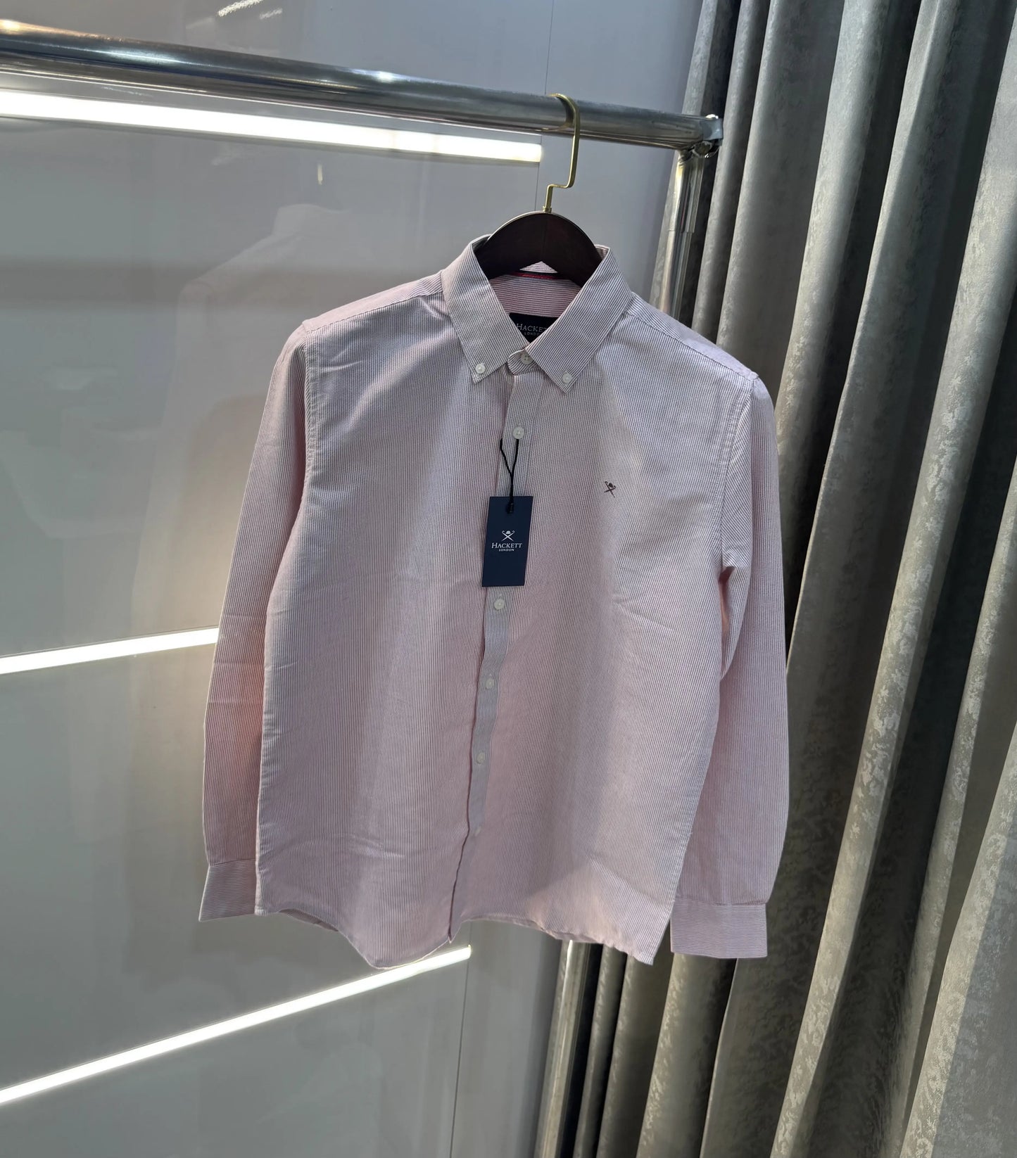 Hacket Milange Logo Work Classic Shirt