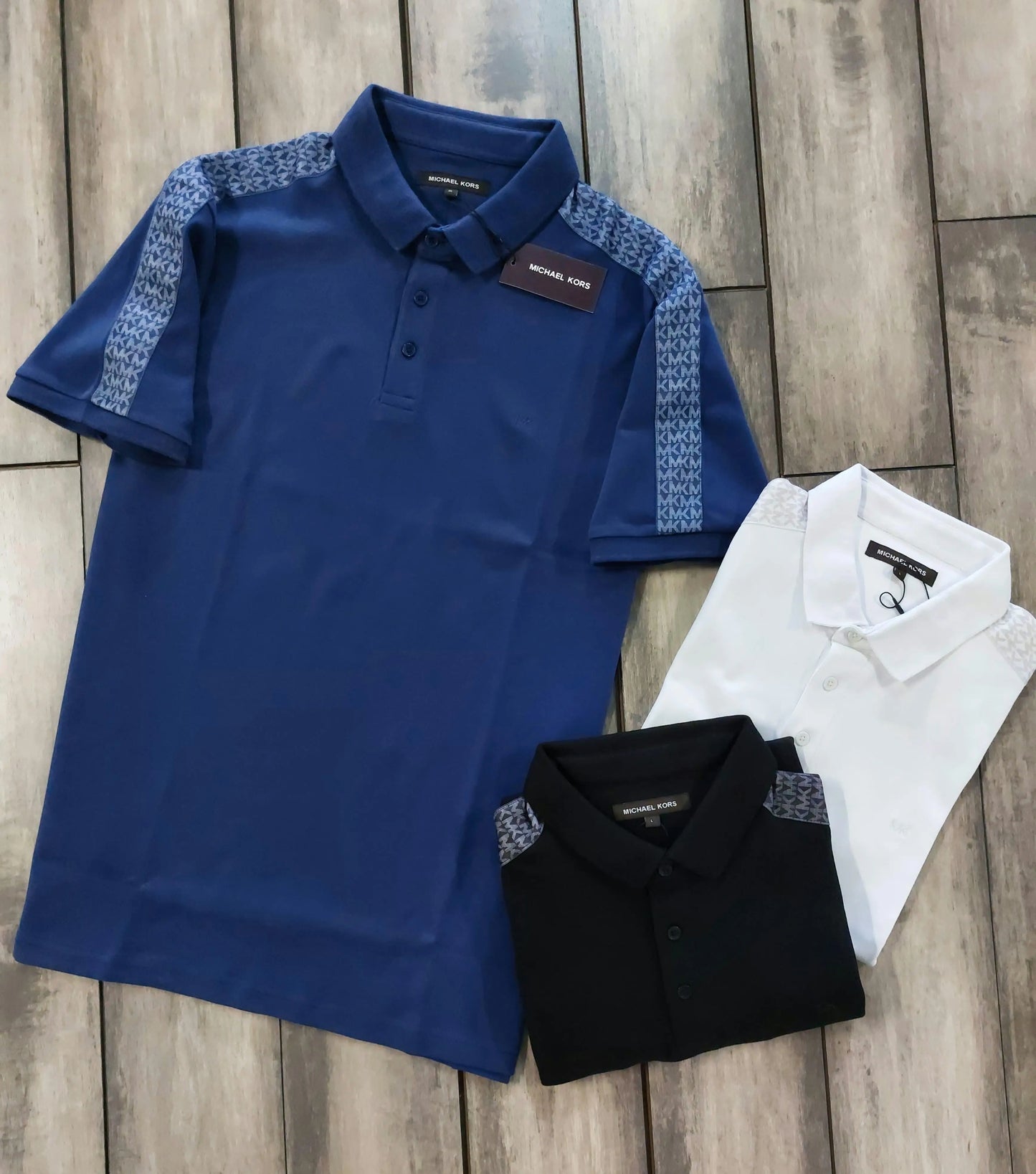 Michae l Kors White Premium Polo T-shirt