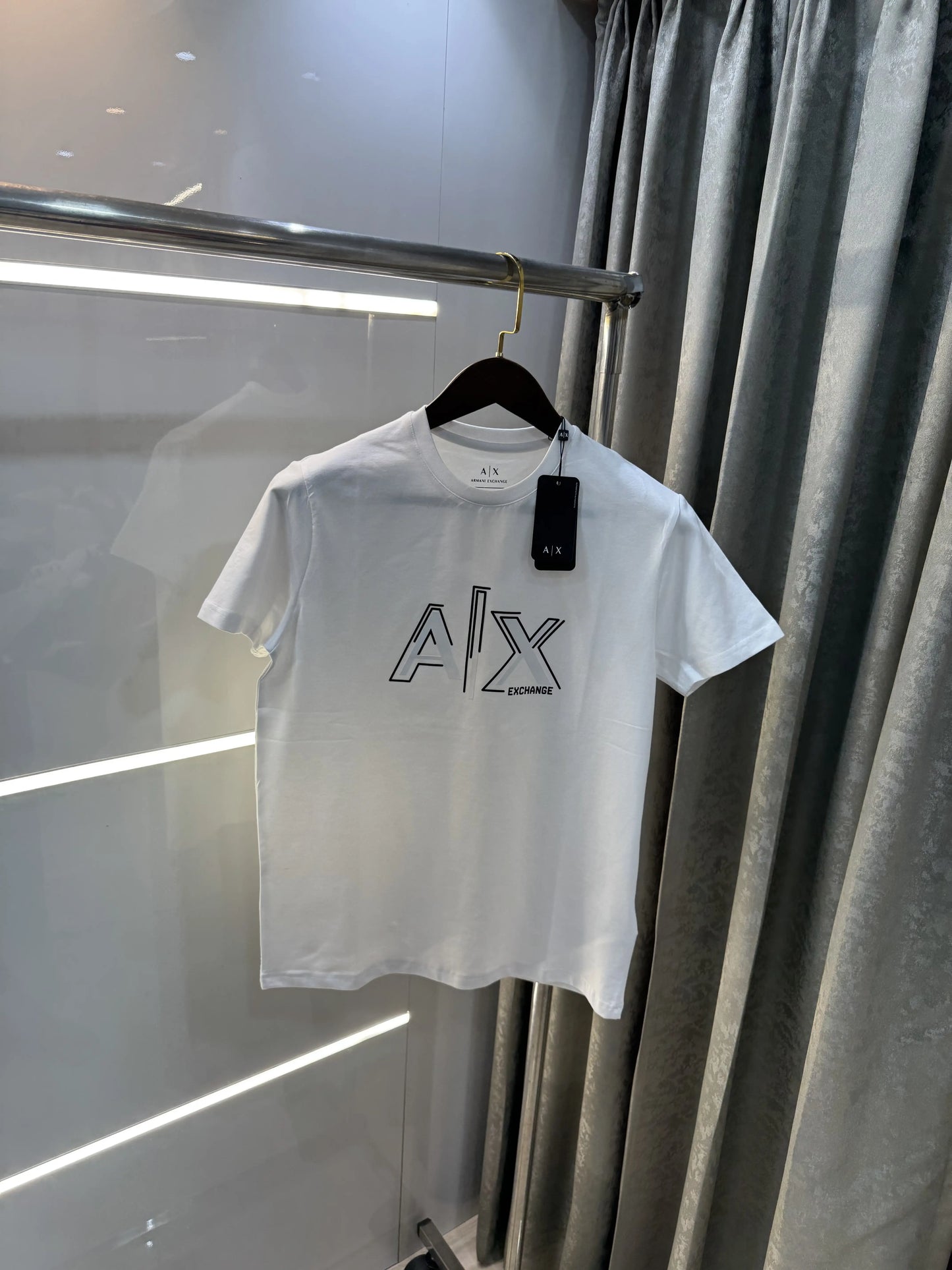 Arman i Exchange White Logo Print Imported T-Shirt