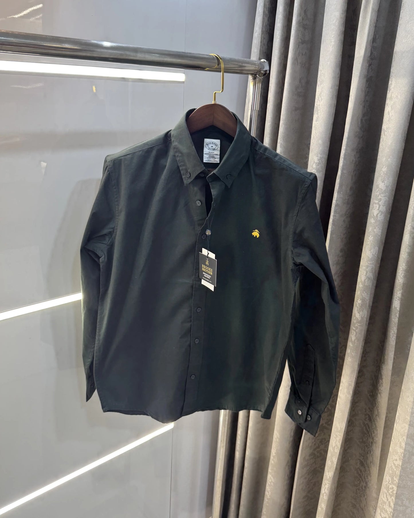 Brooks Brother Bottle Green Oxford Premium Shirt