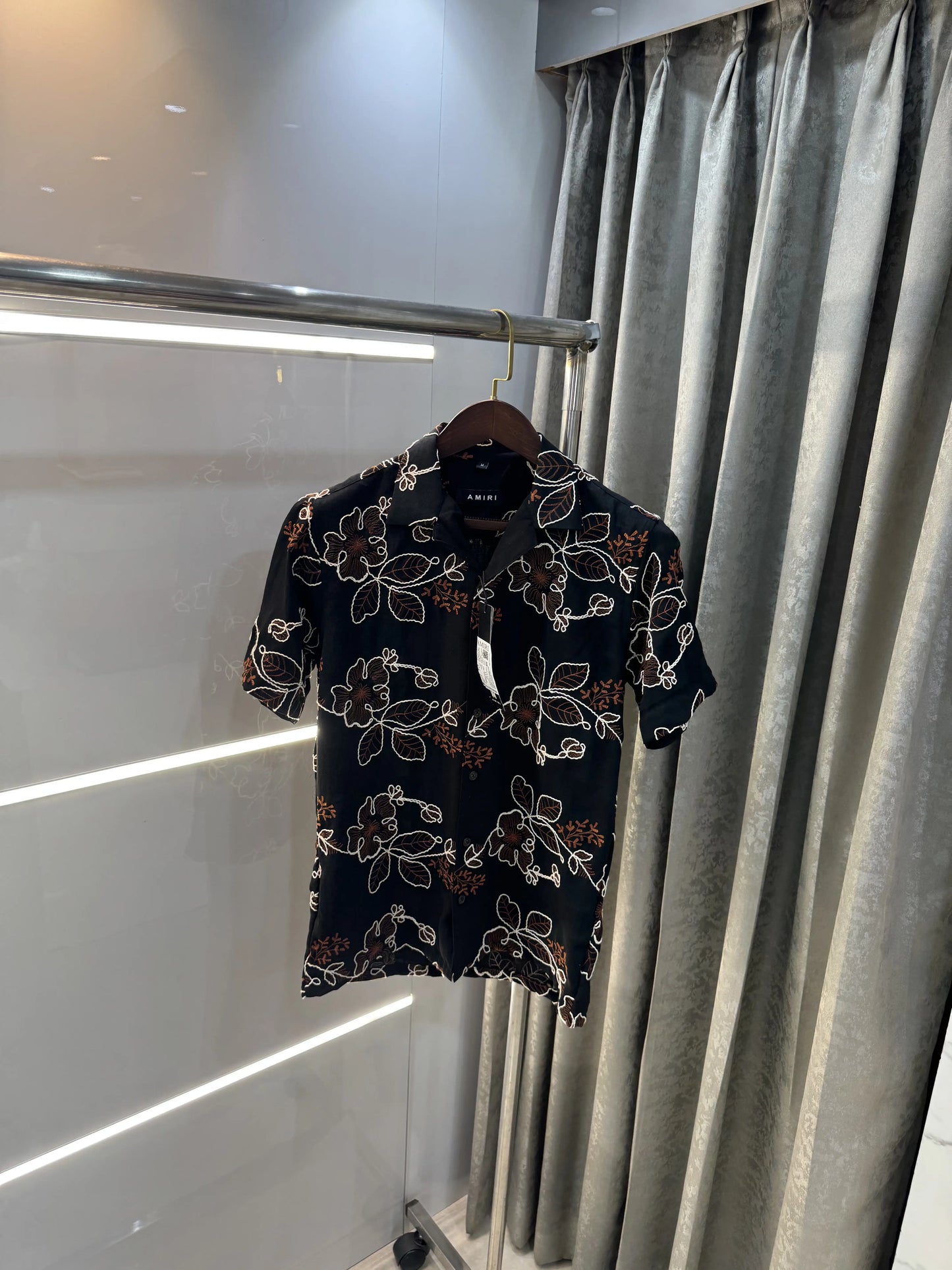 Amiri Black Designer Premium Shirt