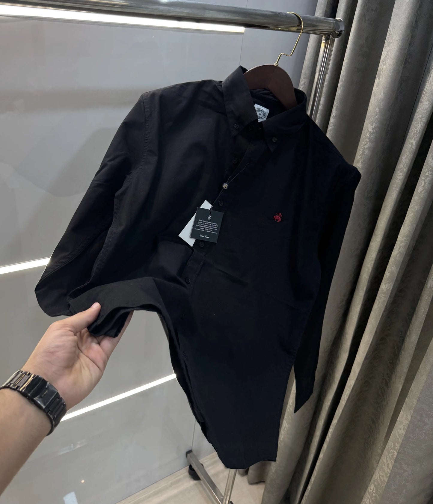 Brooks Brother Black Oxford Premium Shirt