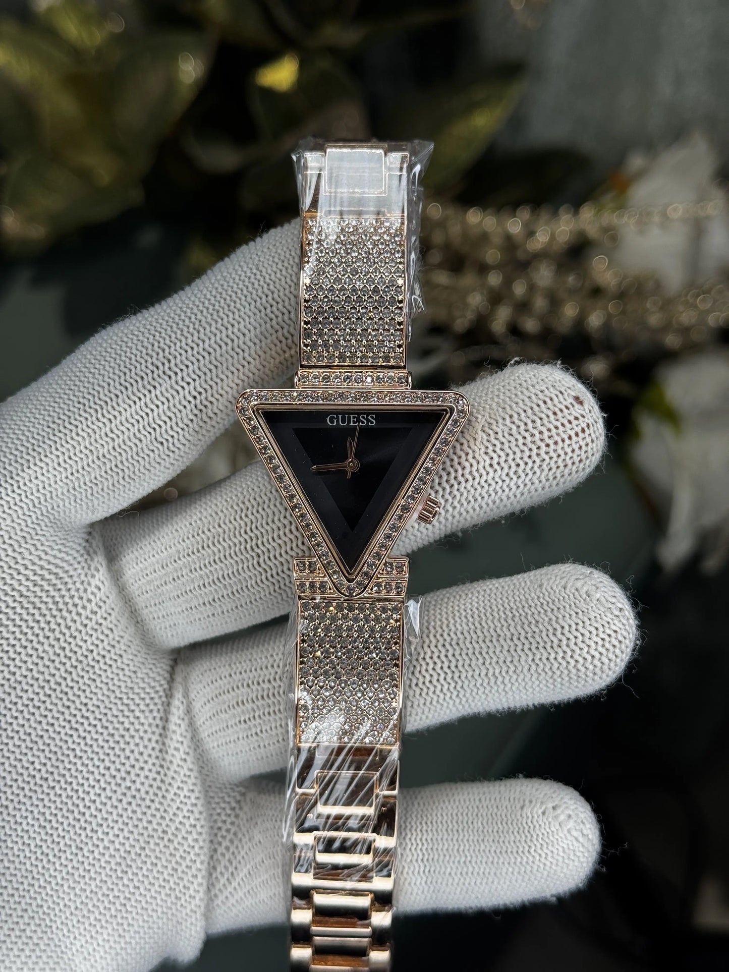 Guess Rose Gold Black Premium Ladies Watch