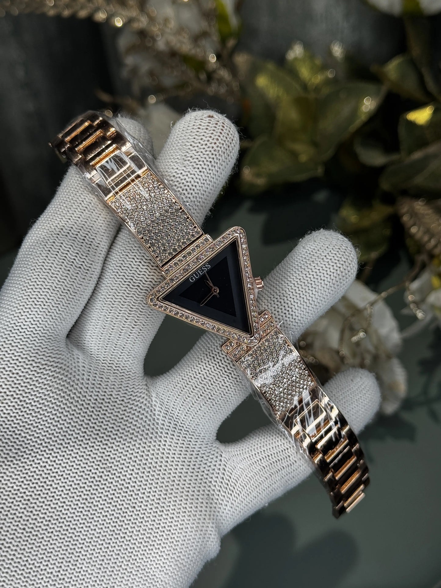 Guess Rose Gold Black Premium Ladies Watch