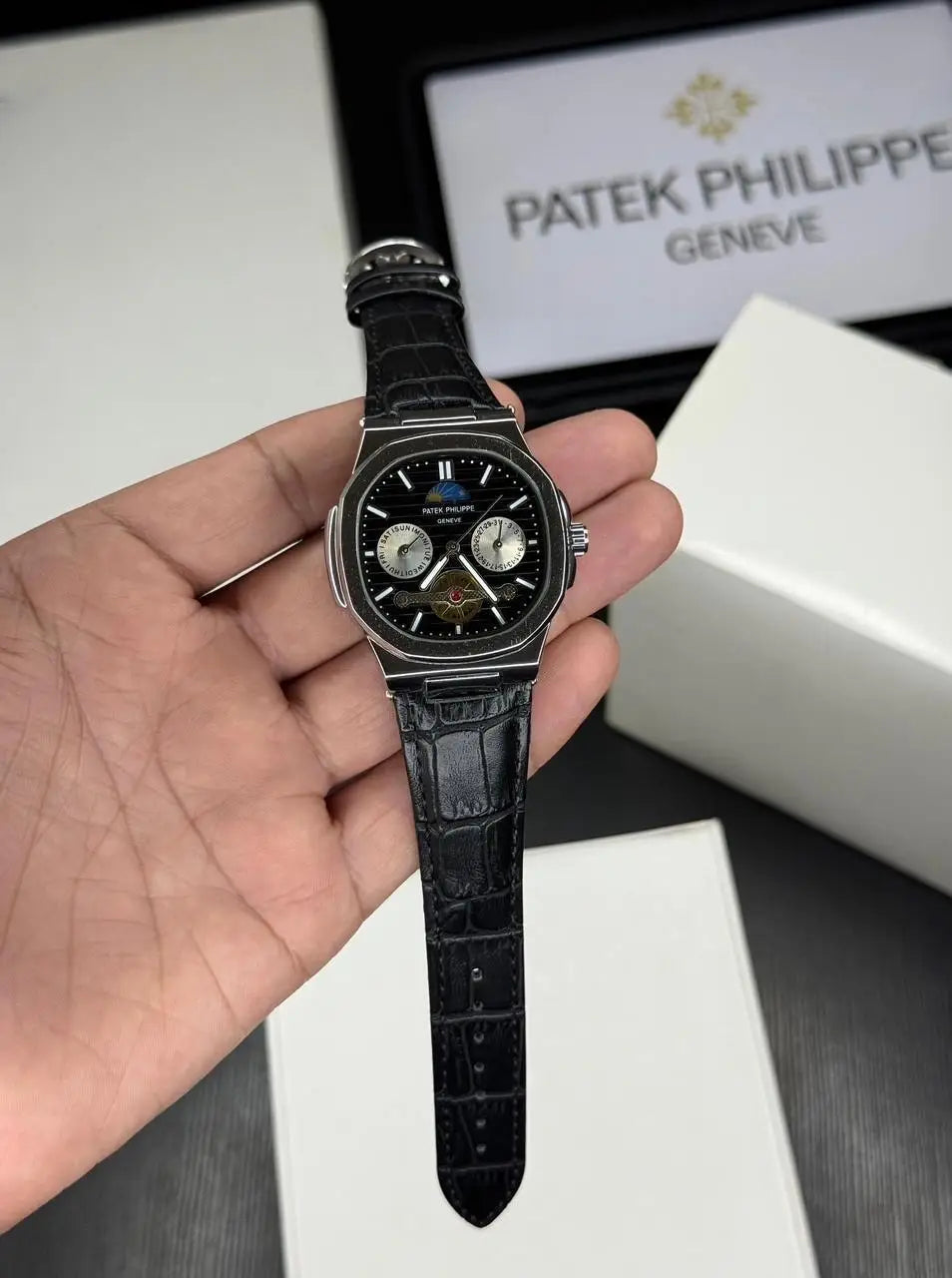 PATEK PHILIPPE SILVER BLACK