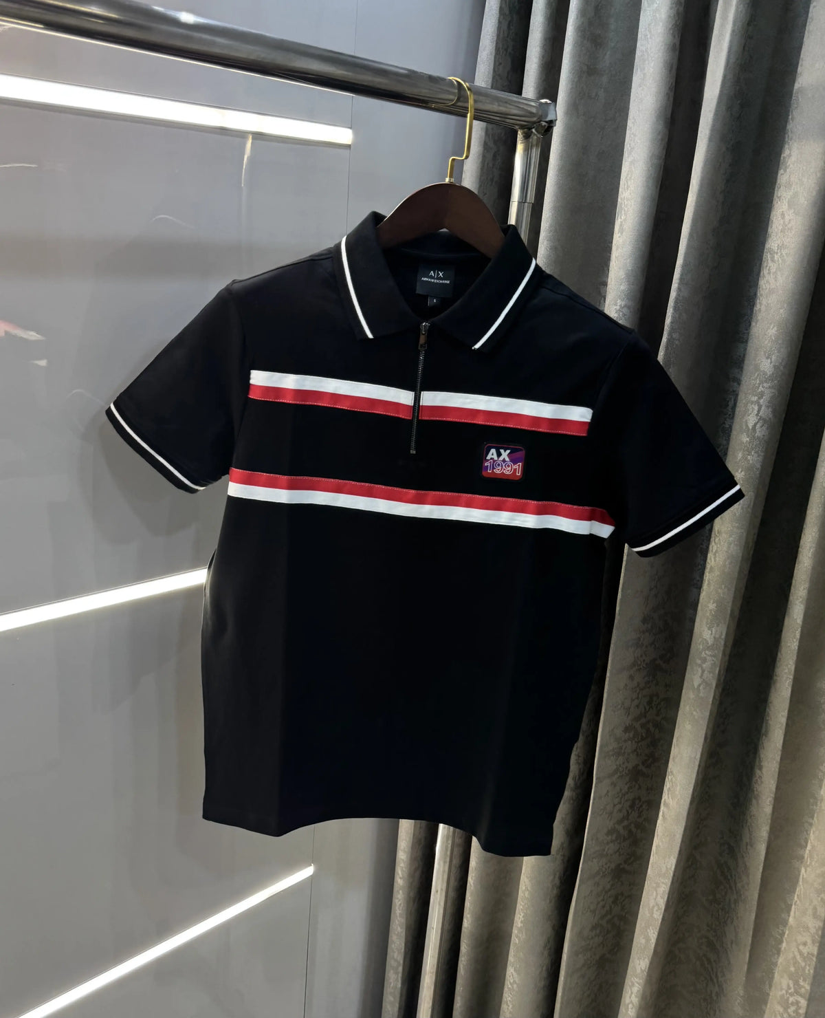 Arman i Exchange Black Logo Work Premium Polo T-Shirt