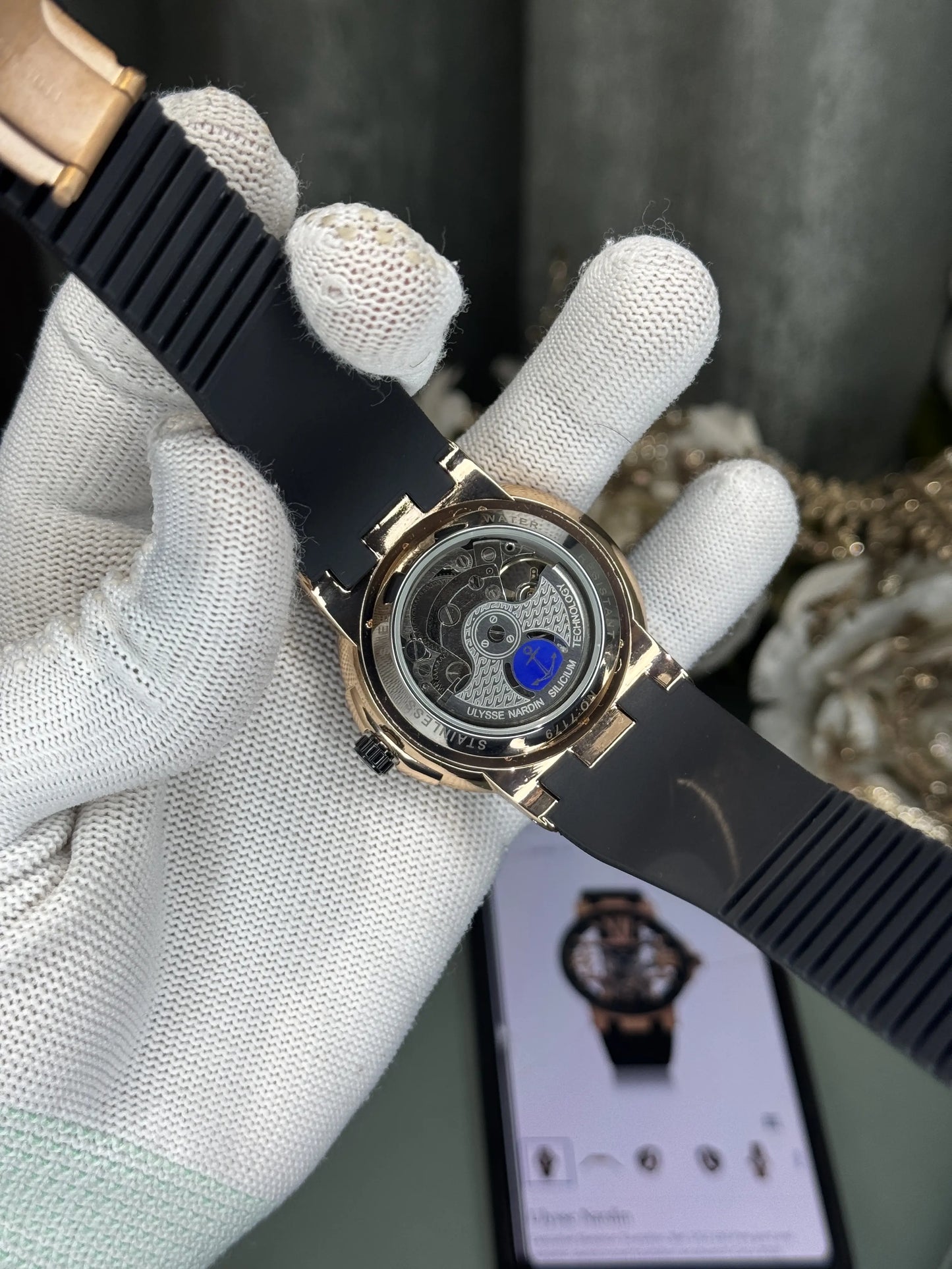 Ulysse Nardin Black Copper Black Premium Automatic Watch