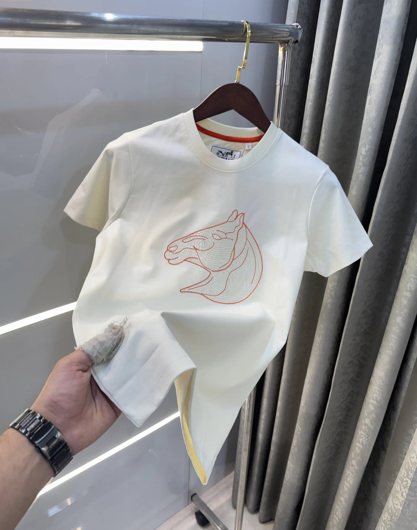 Hermes Cream Premium Classic T-Shirt