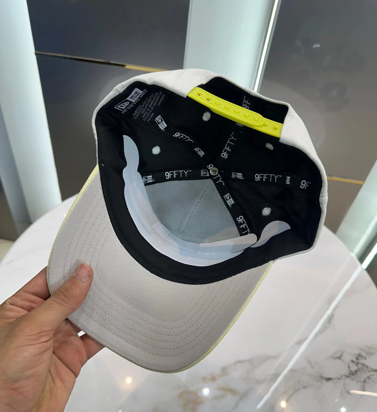 LA Grey Yellow Imported Cap
