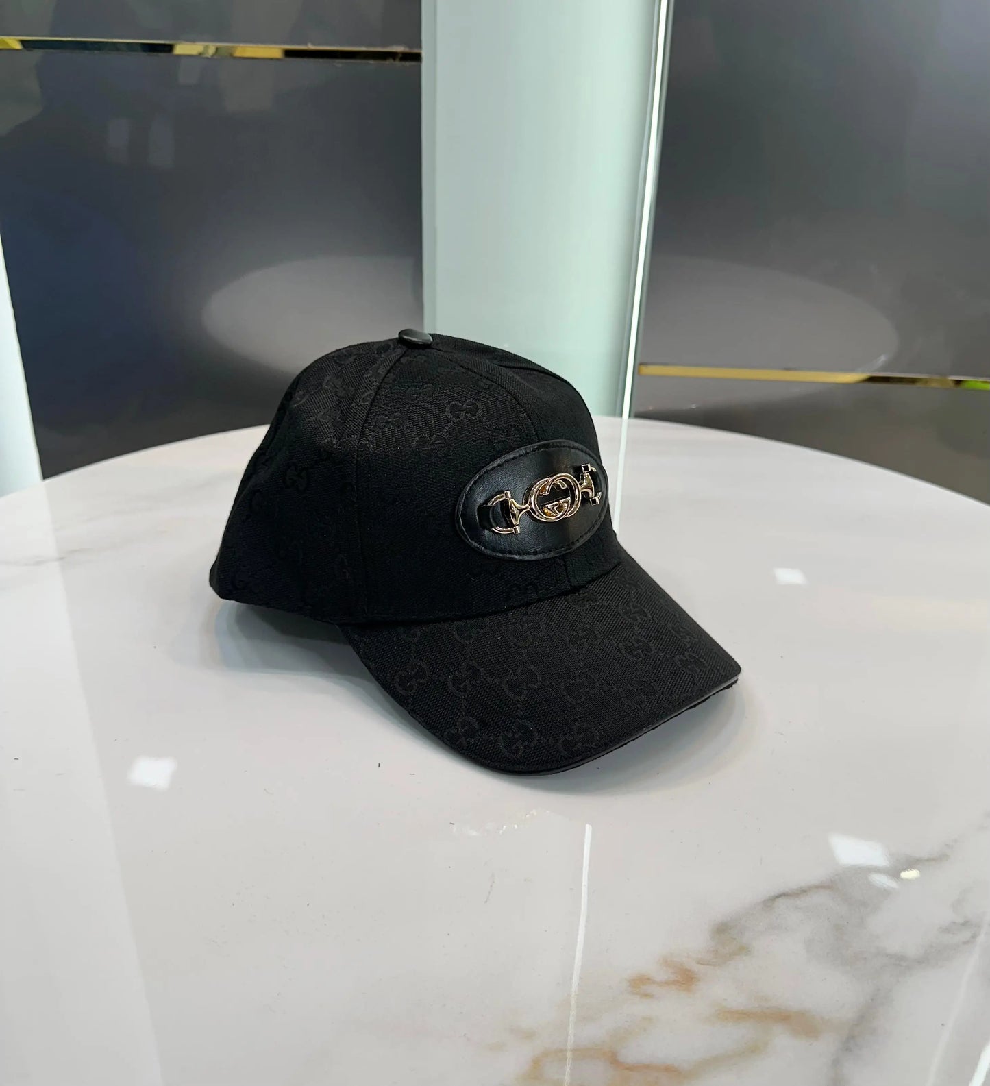 Gucc i Black Monogram 002 Premium Imported Cap