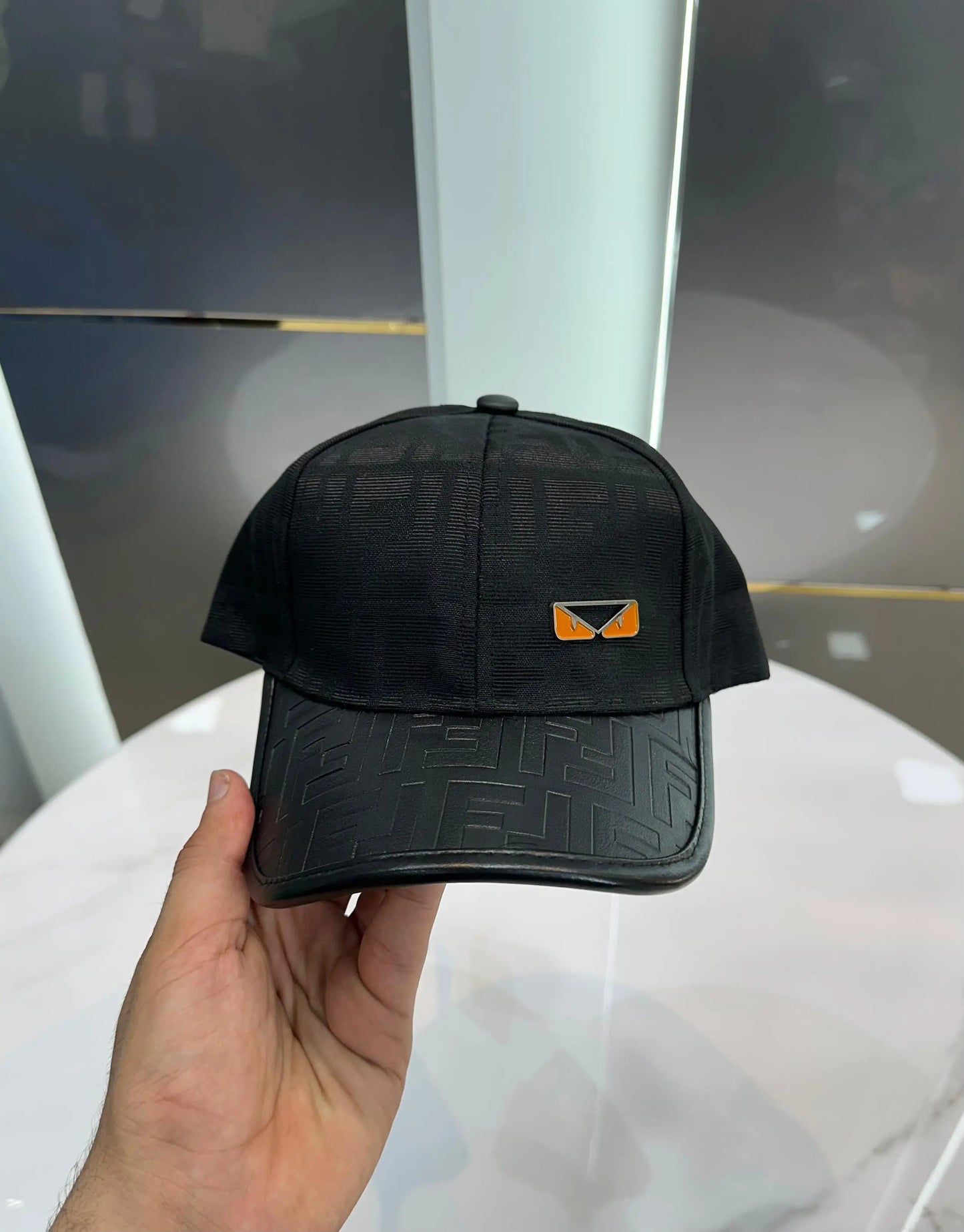 Fend i Black Monogram Premium Imported Cap