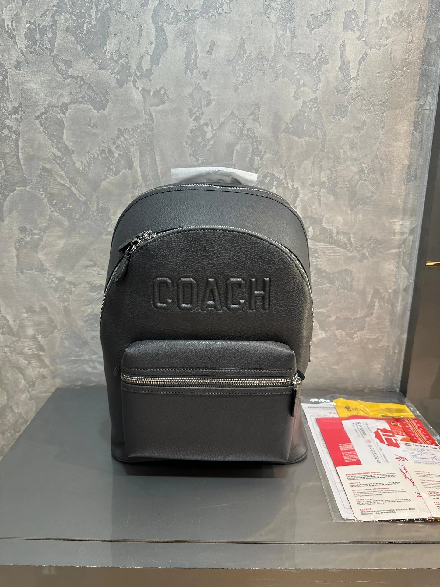 Coac h Dark Grey Luxury Imported BackPack