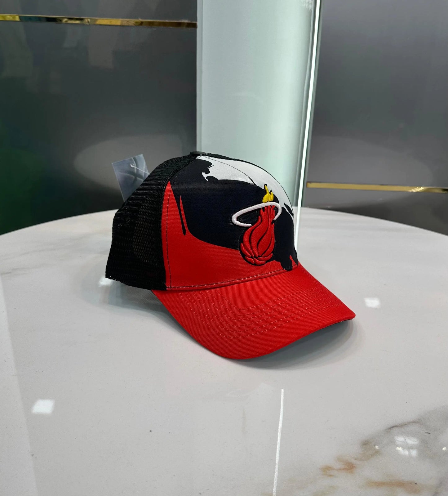 NBA Black Orange 002 Premium Imported Cap