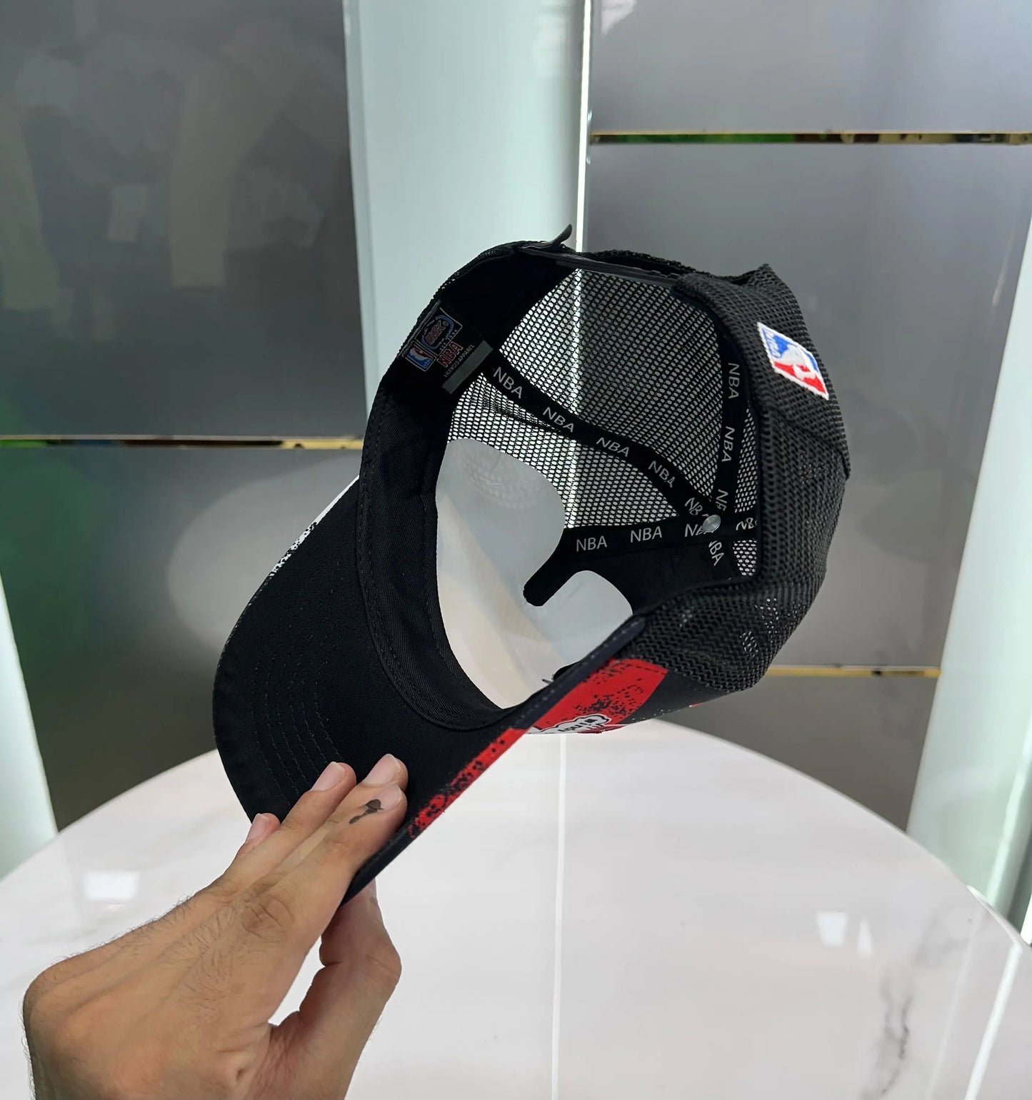 NBA Black Orange 002 Premium Imported Cap