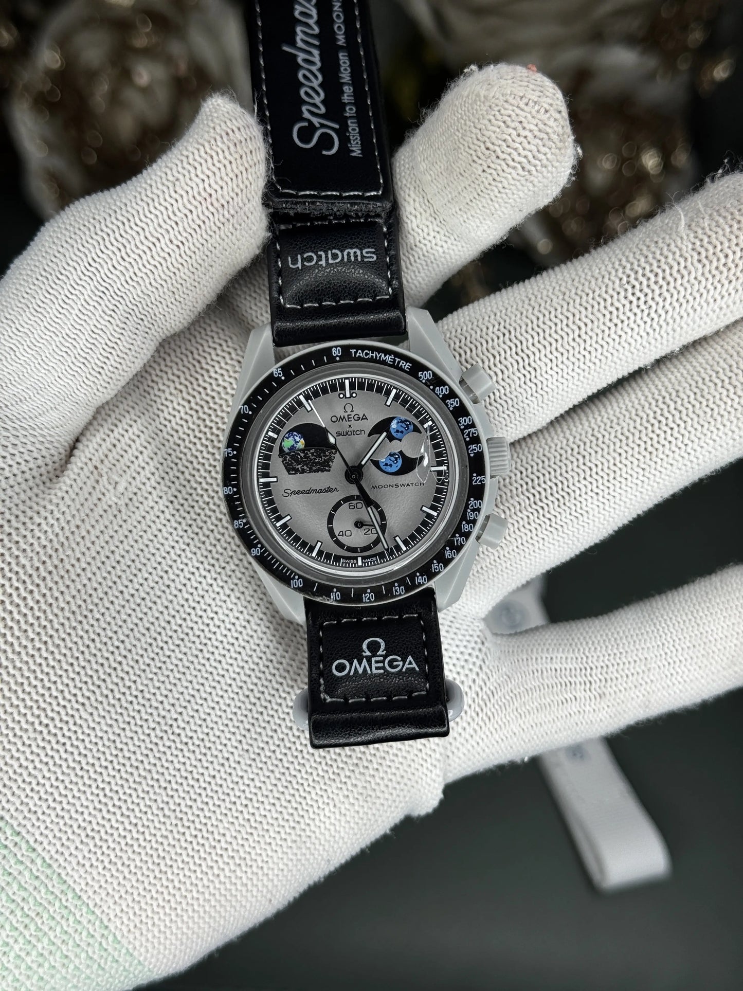 Omega x Swatch Grey Premium Watch