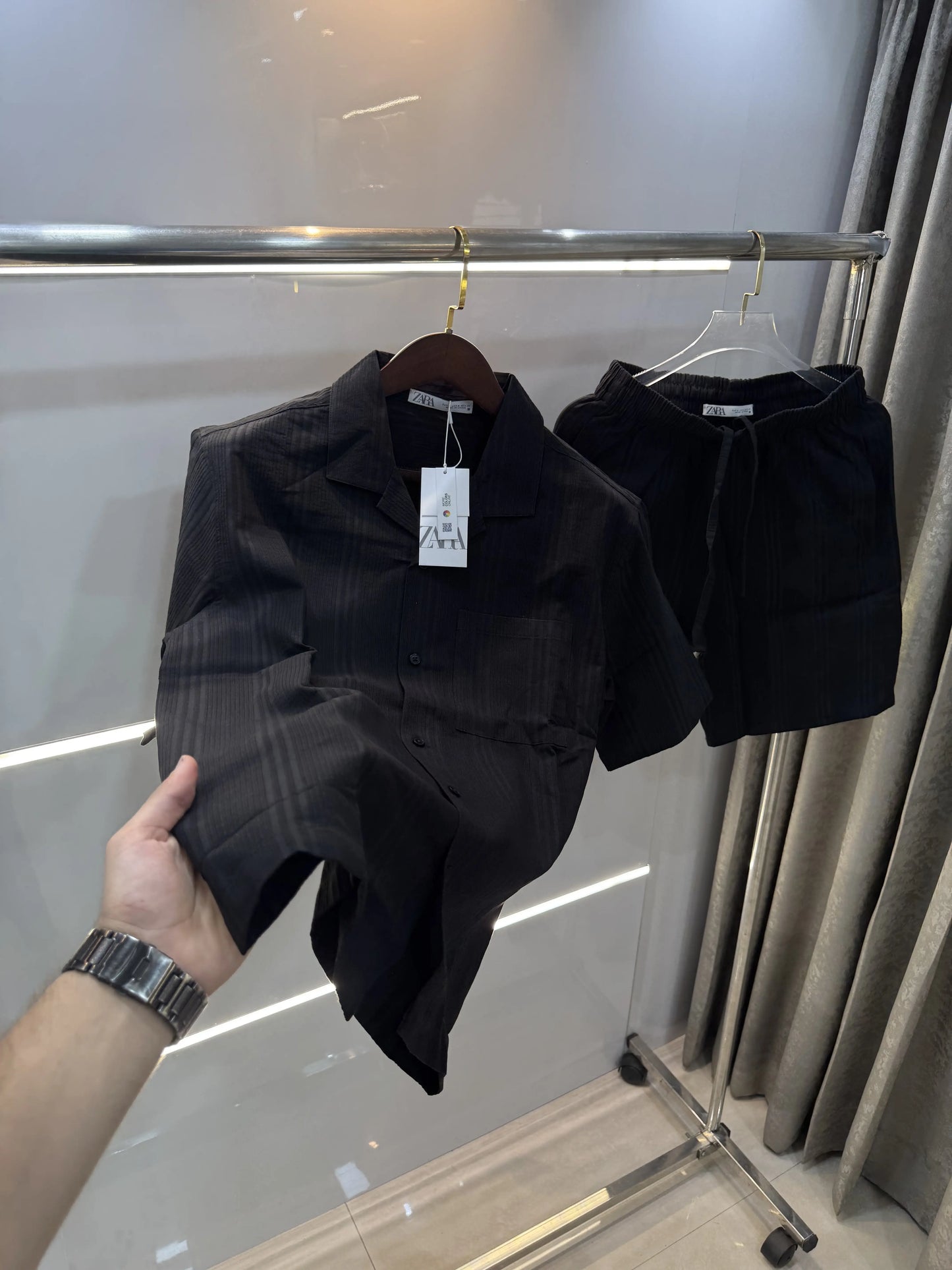 Zara Black Premium Cord Set