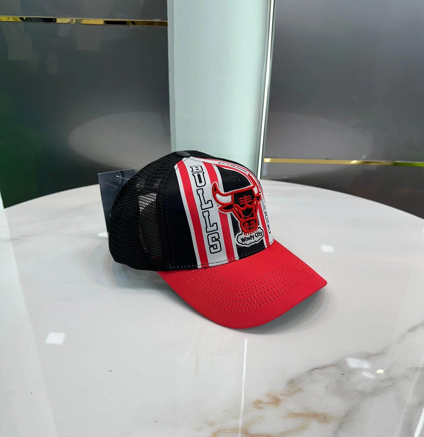 NBA Black Red(Chicago Bulls) Premium Imported Cap 668