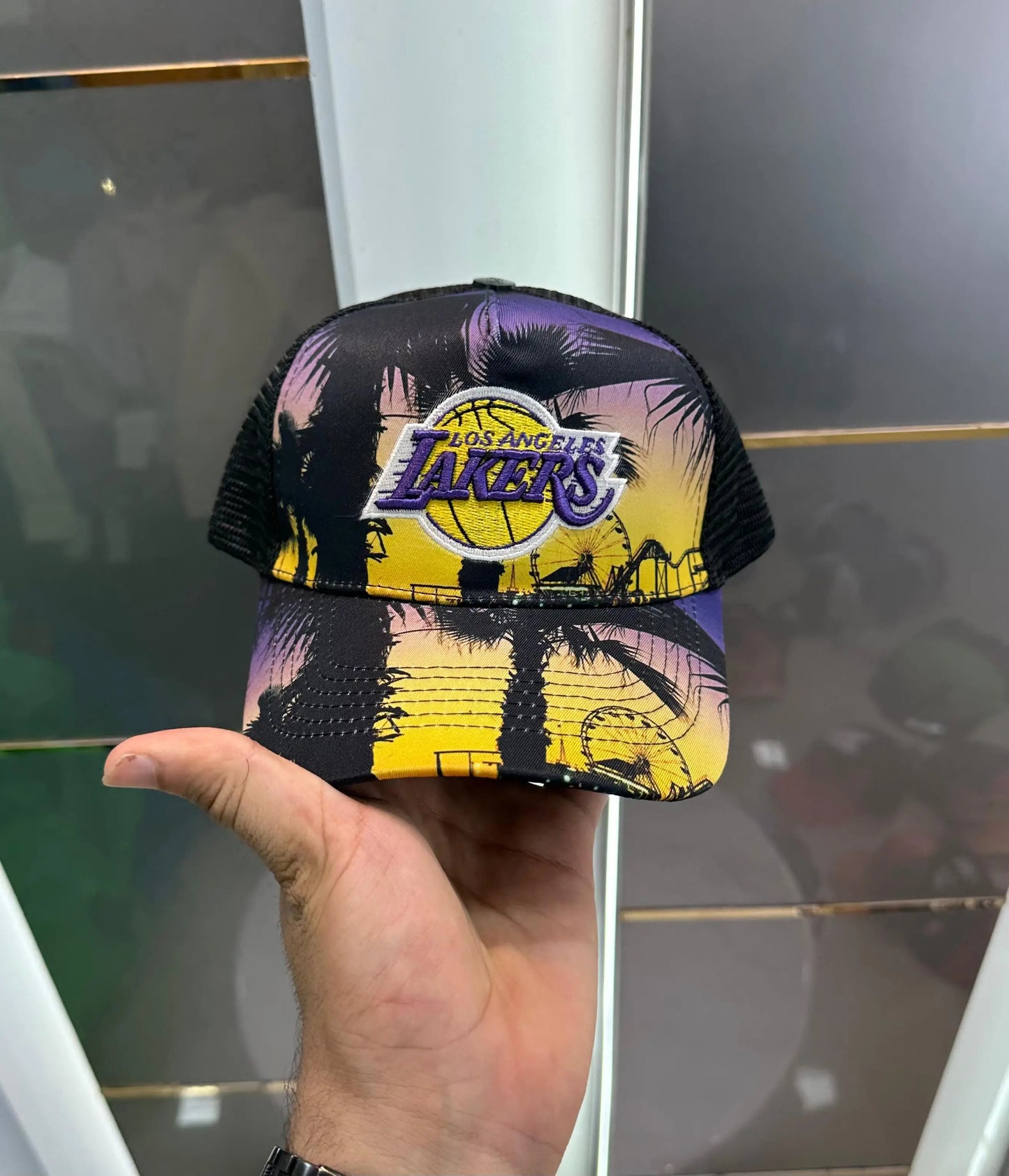NBA Black Purple 001 Premium Imported Cap