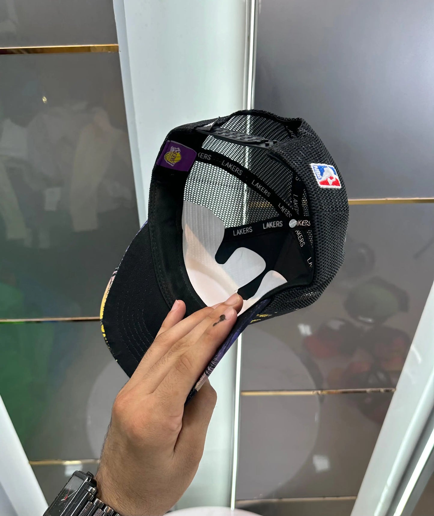NBA Black Purple 001 Premium Imported Cap