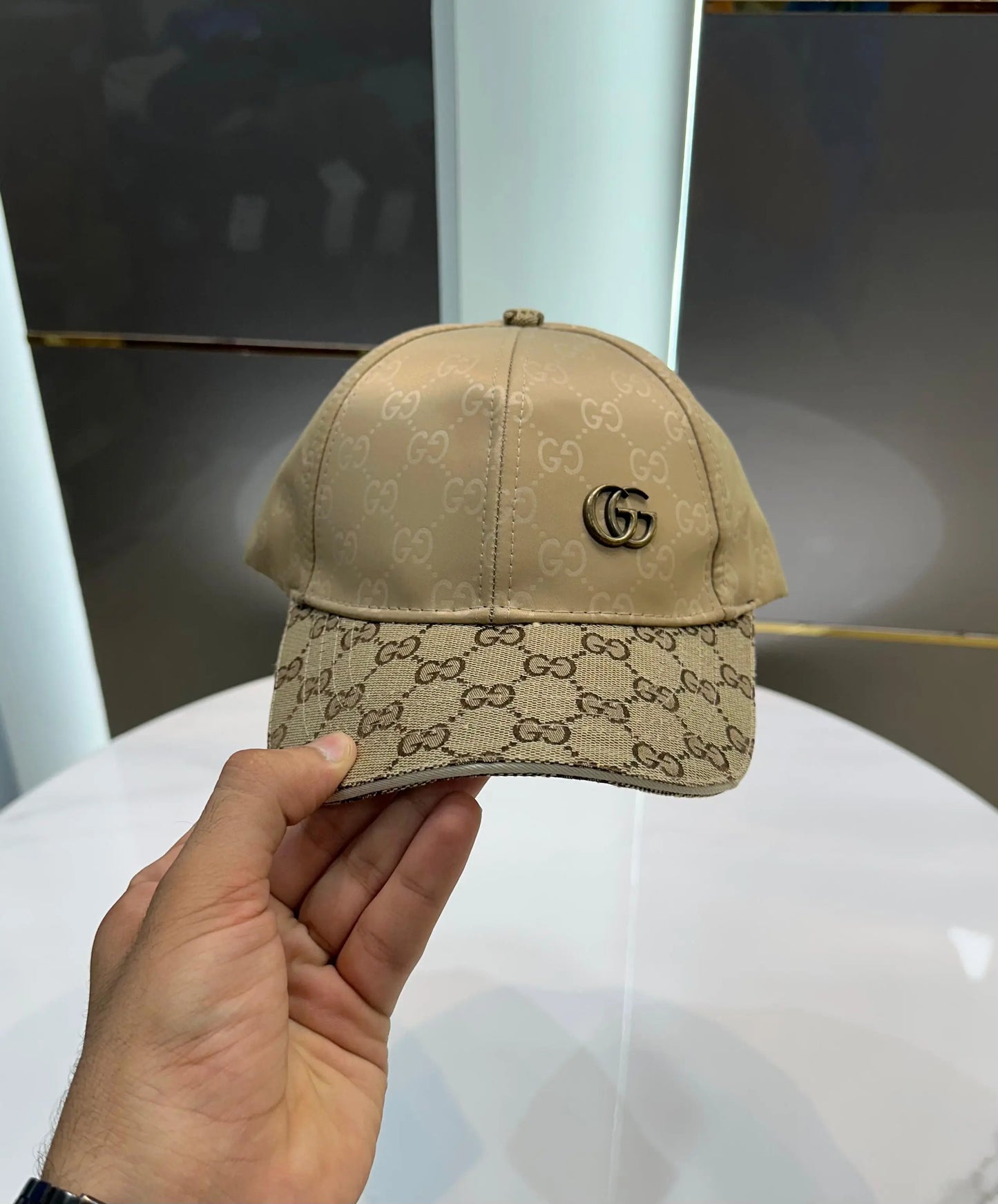 Gucc i Beige 005 Premium Imported Cap