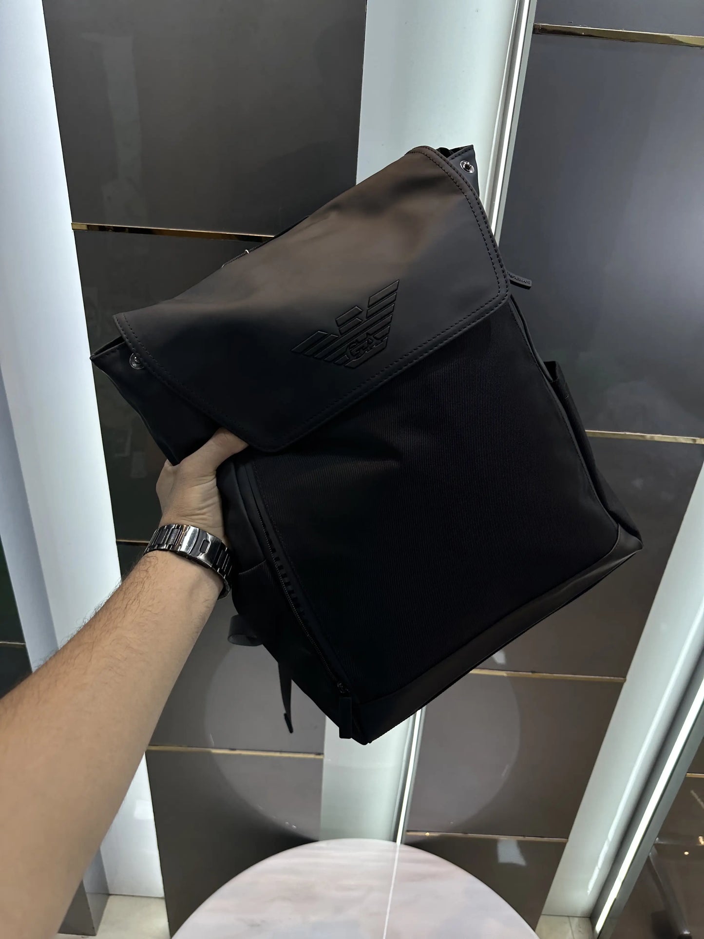 Giorgio Arman i Black Luxury Imported BackPack