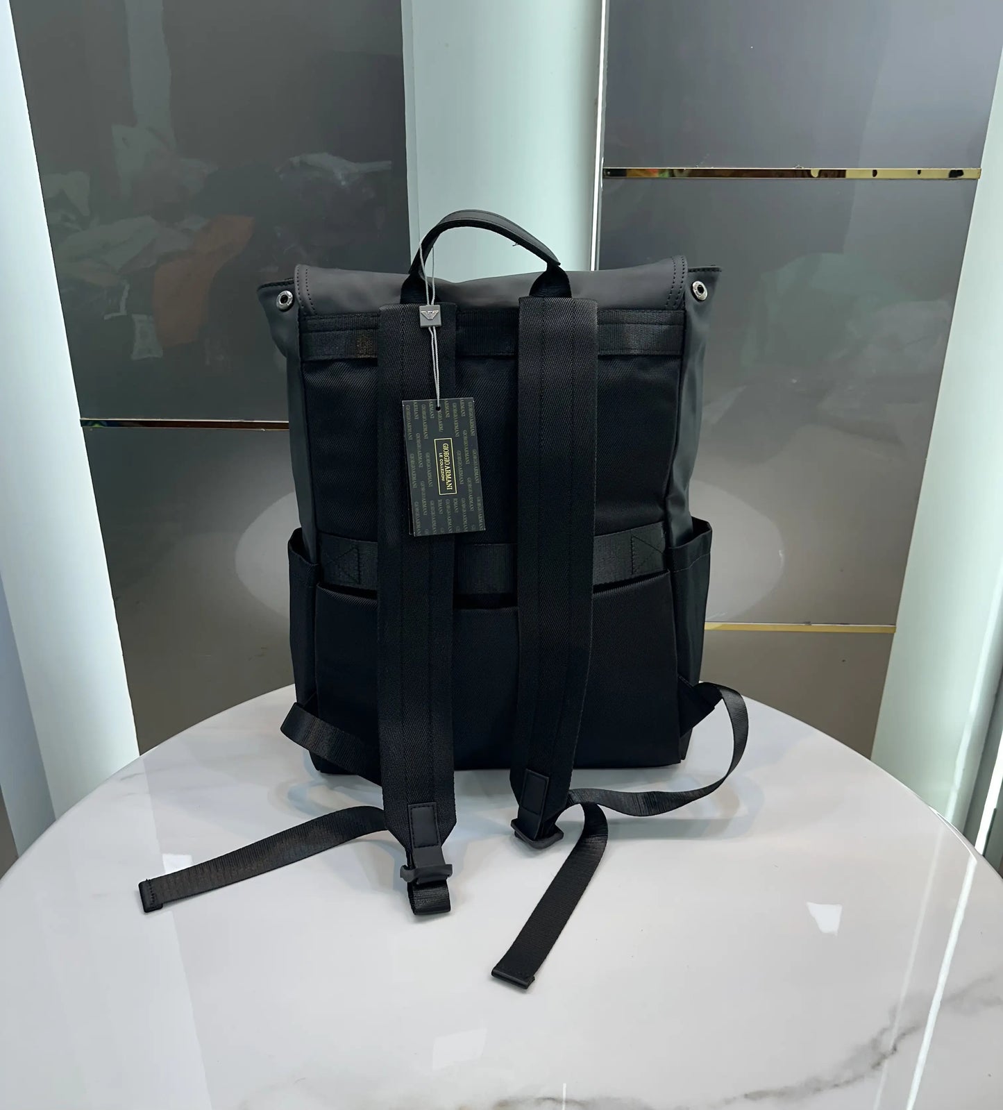 Giorgio Arman i Black Luxury Imported BackPack